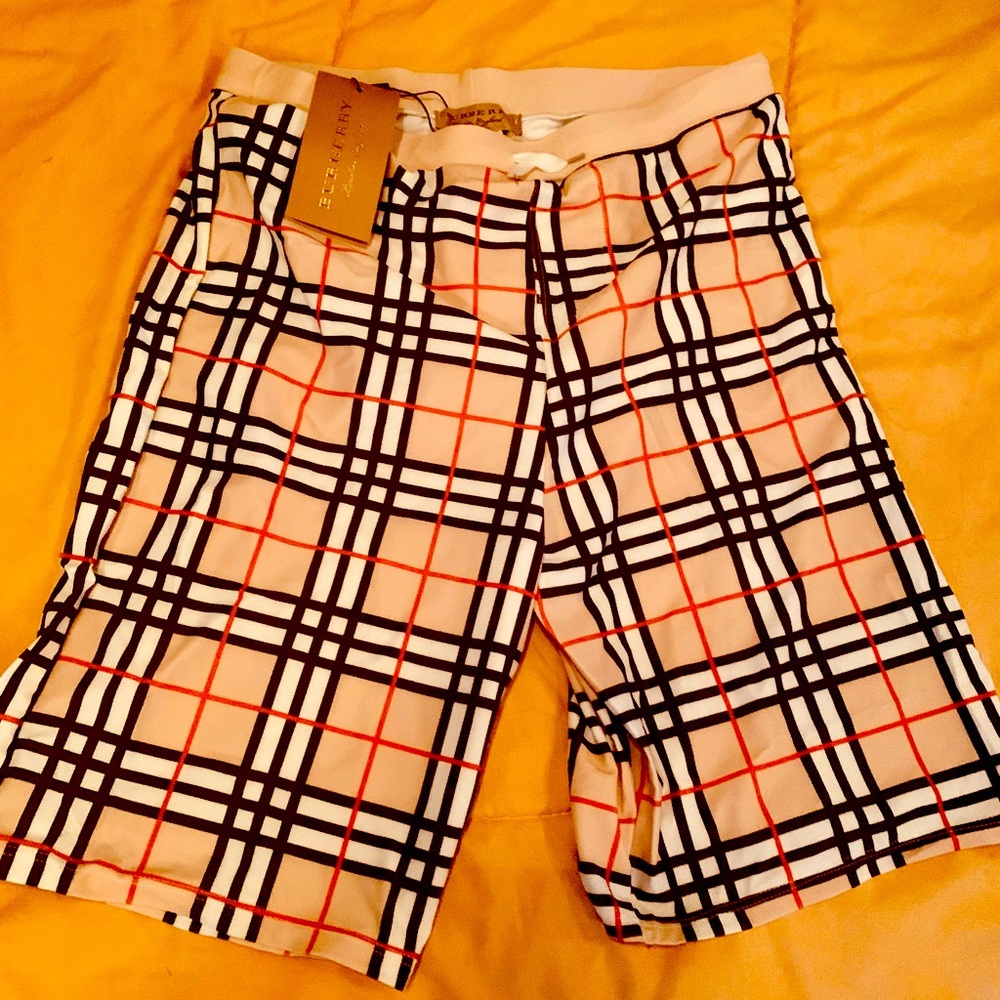 Men’s Burberry swim trunks NWT